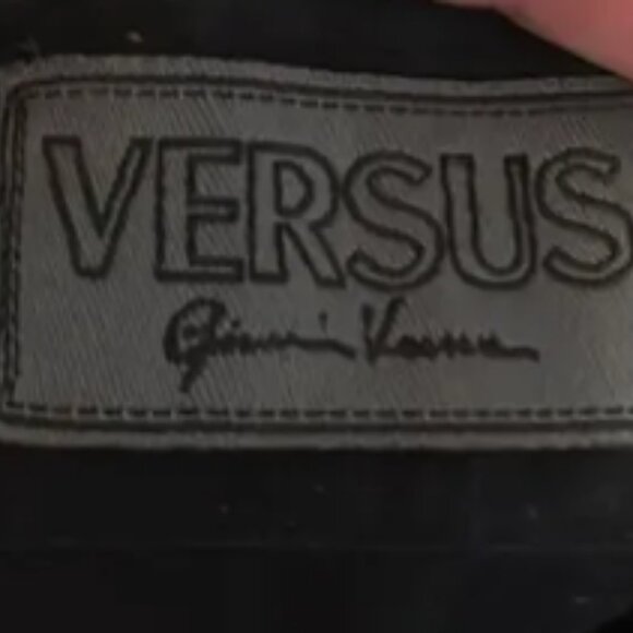 Versus Versace Black Button Rivet Detailing Closure Shirt - Picture 4 of 5